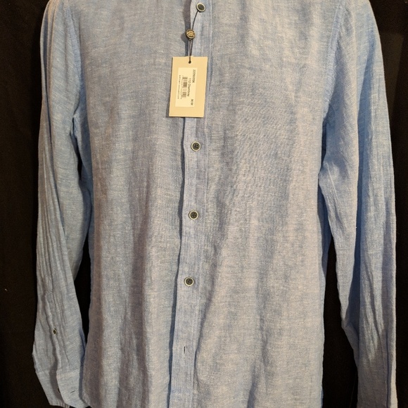 NWT Report Collection Resort Chambray SZ M - Picture 4 of 5